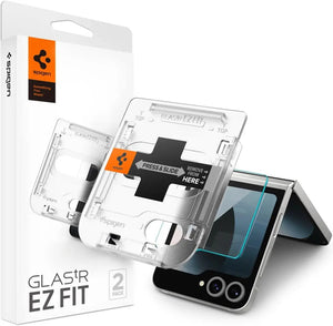 [2 Pack] Galaxy Z Flip 7 FE / Z Flip 6 / Z Flip 5 Tempered Glass EZ Fit