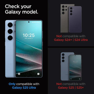 [2 Pack] Samsung S25 Ultra Privacy Screen Protector Glas.tR EZ Fit