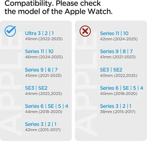 Apple Watch Strap (49mm/46mm/45mm/44mm/42mm) Lite Fit Ultra