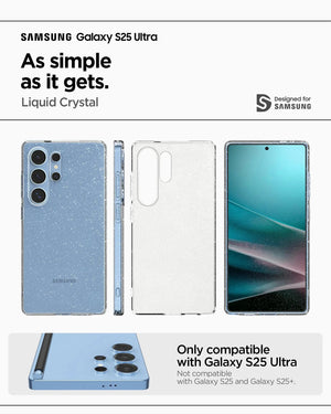 Samsung S25 Ultra Case Liquid Crystal Glitter