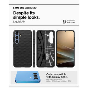 Samsung S25+ Case Liquid Air Black