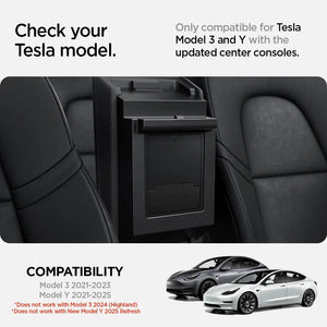Tesla Model Y (2021-2025) / Model 3 (2021-2023) Center Console Storage Box