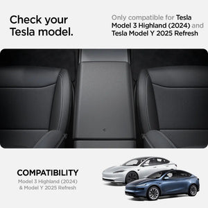 Tesla Model Y (2025) Juniper / Model 3 (2024-2025) Highland Center Console Armrest Cover