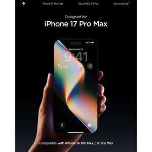 [1 Pack] iPhone 17 Pro Max Privacy Screen Protector Glas.tR EZ Fit Pro HD
